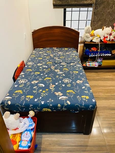 single bed (with out mattress) 2