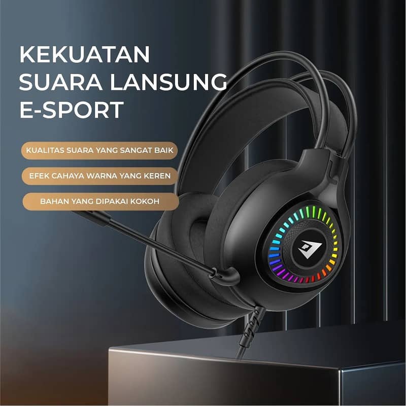 Jertech HG01 Scout Wired RGB Gaming Headset 1