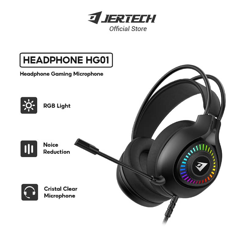 Jertech HG01 Scout Wired RGB Gaming Headset 3