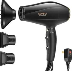 Ionic Hair Dryer with Diffuser, CONFU Professional Salon Blow Dryer 0