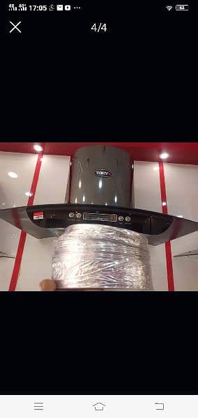 Tokyo Range hoods (chimney)  button display with auto clean whatsapp 4