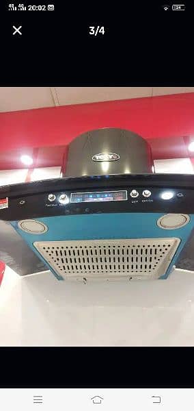 Tokyo Range hoods (chimney)  button display with auto clean whatsapp 7