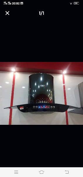 Tokyo Range hoods (chimney)  button display with auto clean whatsapp 9