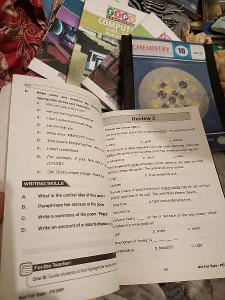10/10 condition 9th class course and tips books 0
