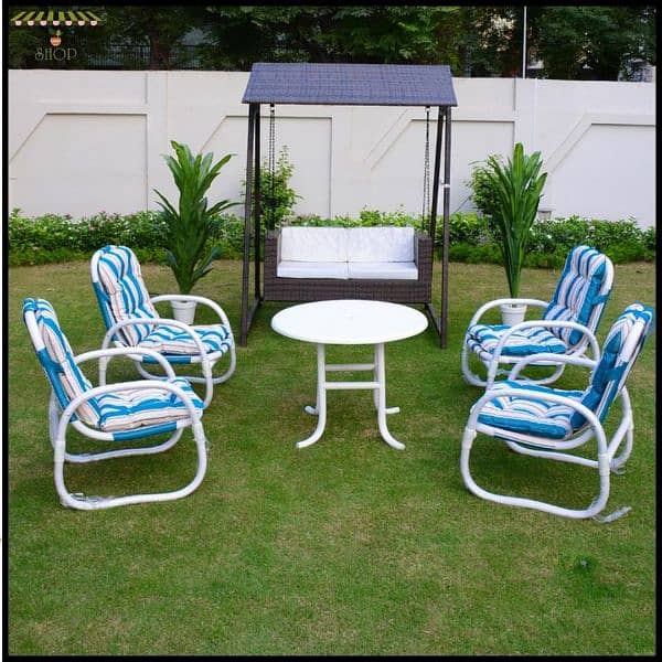 Miami Heaven Garden PVC Outdoor Lawn UPVC Polytech Chair03115799448 7