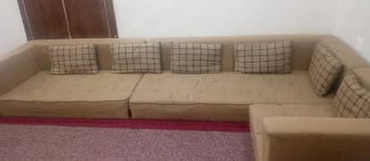 Majlis sofa Set. . 1 seat + 2 seat + 3 seat with 11 cusions. . . .