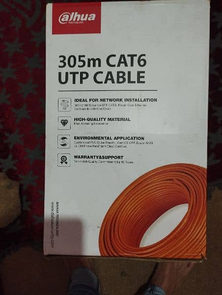 cat 6 utp cable brand new not used 0