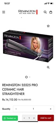 selling my Remington hair straightner 0