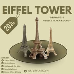Metal Eiffel tower showpiece/showpiece/home decor/metal showpiece