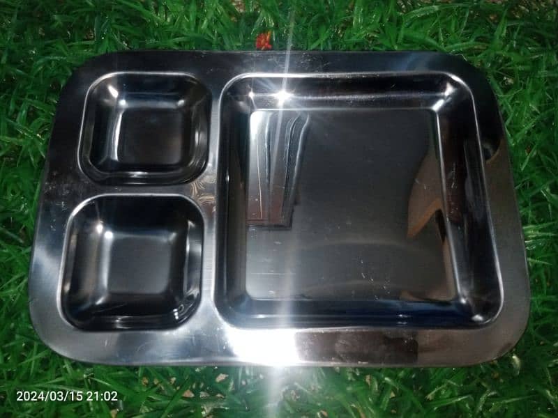 stainless steel magnatic or non magnetic serving trays different price 4