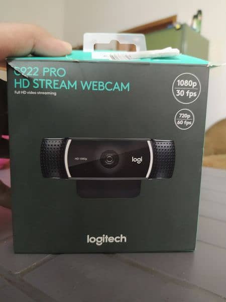 Logitech C922 pro HD stream webcam 0