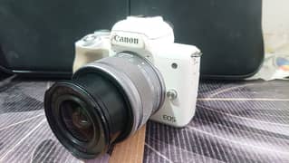 Canon M50 mark ii  (15-45mm lens} White colour with Box