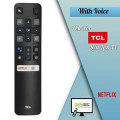 Remote control | Original TCL Voice control | Bluetooth option