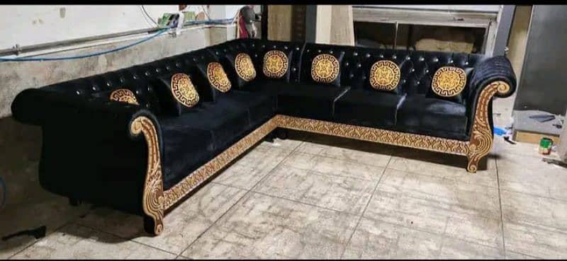 Corner Sofa Set 6 Seater in Beautiful Design and different colours 1