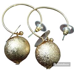 Korean Artificial Silver and Gold EarRings 0