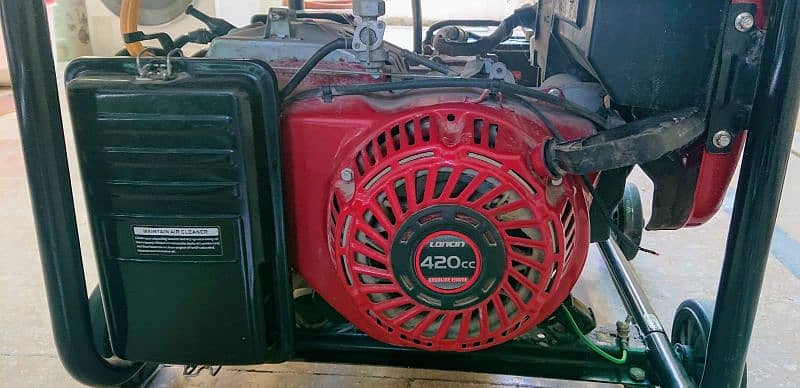 Loncin Generator 6.0 KW (Model LC-9900-DDC) Petrol & Gas 6