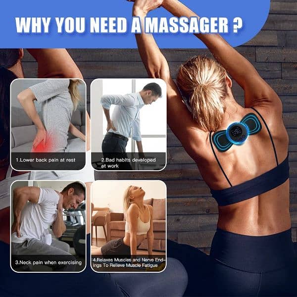 Gym House office Physio Machine Body Massager Home Car seat honda mira 8
