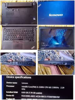 5th generation, core i5 laptop Lenovo x250, 8/512 0