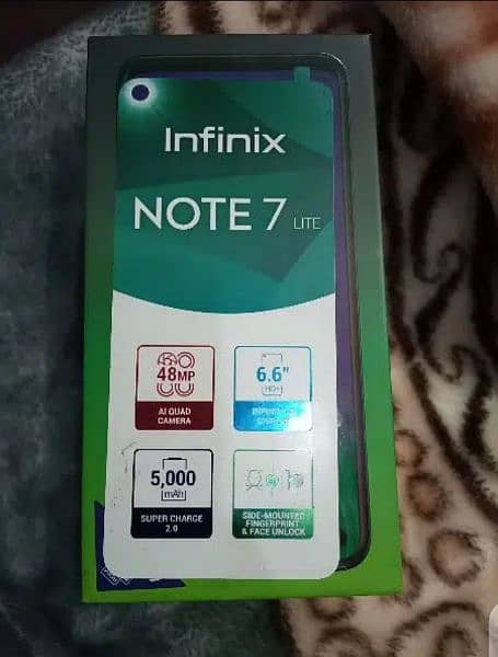 Infinix Note 7 Lite 4/64 with Box 1