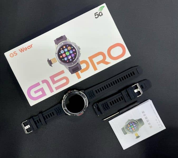 C92 Max | G15 Pro | Sim watch 5G Android Sim Supported Dual Camera 4G 1