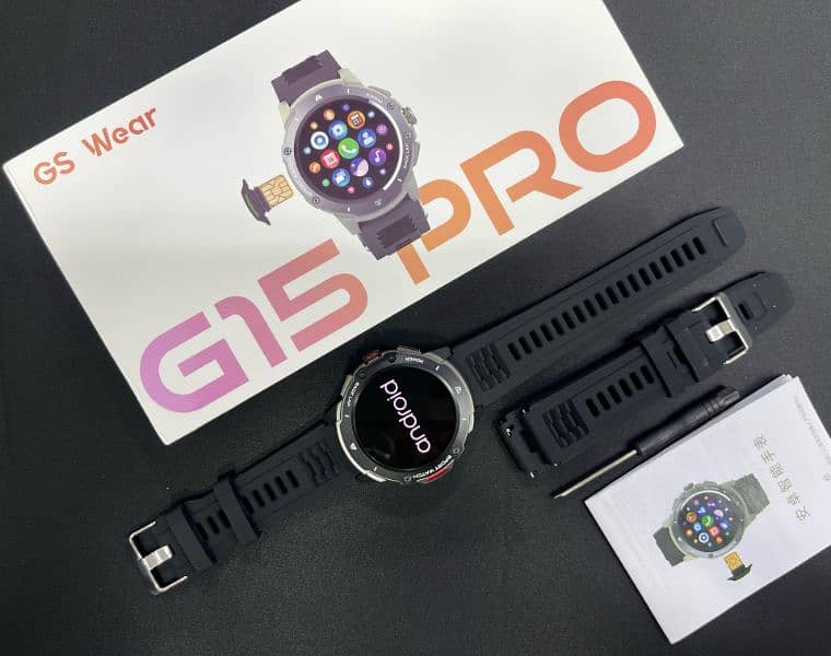 C92 Max | G15 Pro | Sim watch 5G Android Sim Supported Dual Camera 4G 4
