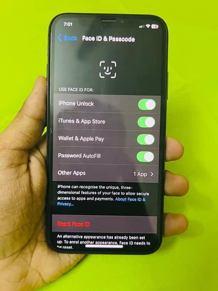 iphone X 256Gb PTA Approved 2