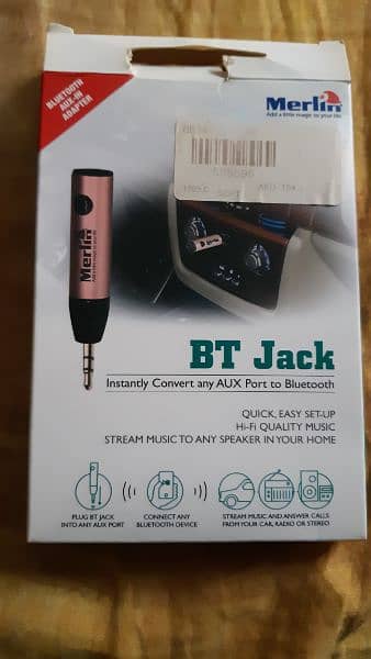 Bluetooth Aux Audio Jack Transfer Catching Device 6