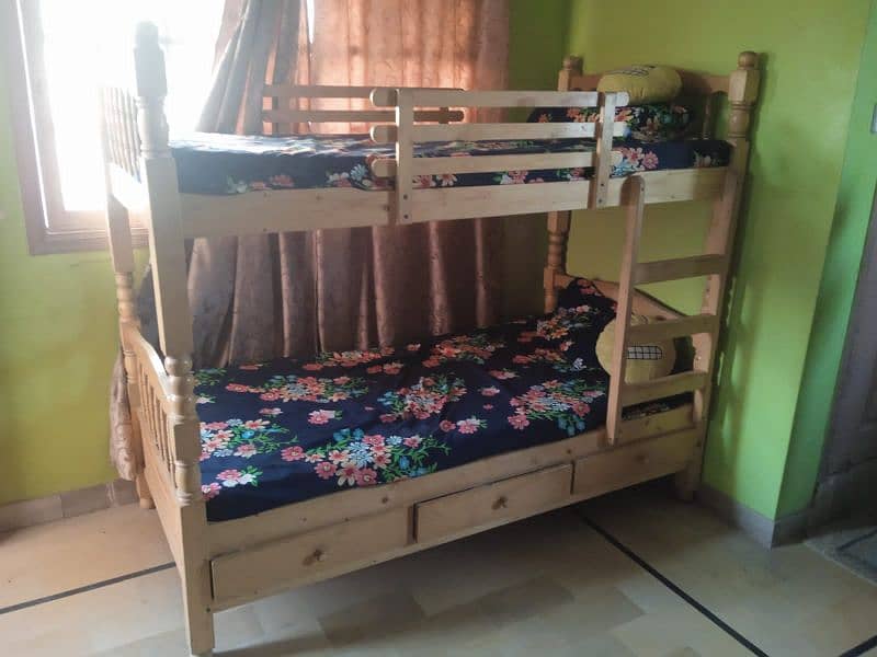 Double bed with mattress for sale. 1