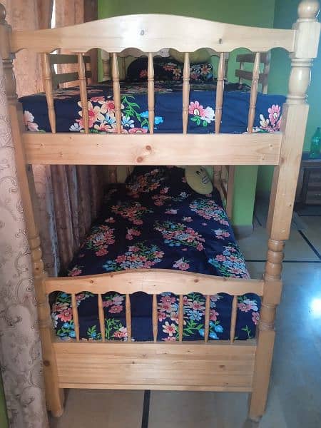 Double bed with mattress for sale. 6