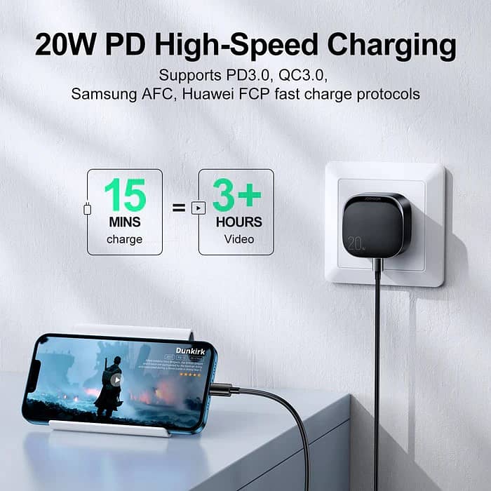 Joyroom L-P210 20W PD Fast Charger for iPhone 13/Mini/Pro/Pro Max (UK) 3