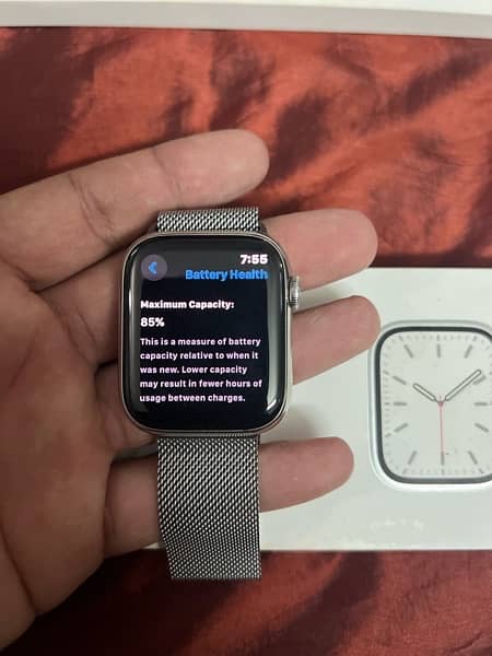 Apple watch series 7 stainless steel 45mm 0