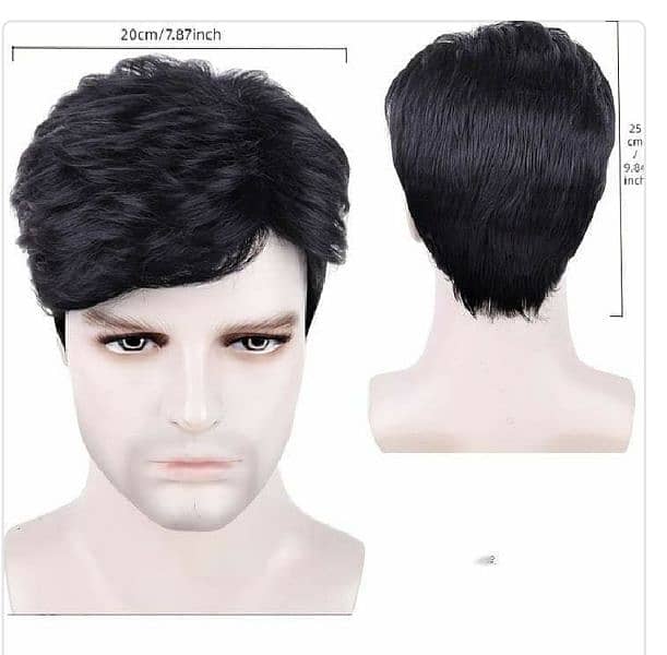 Men wig imported quality_hair patch _hair unit_(0'3'0'6'4'2'3'9'1'0'1) 1