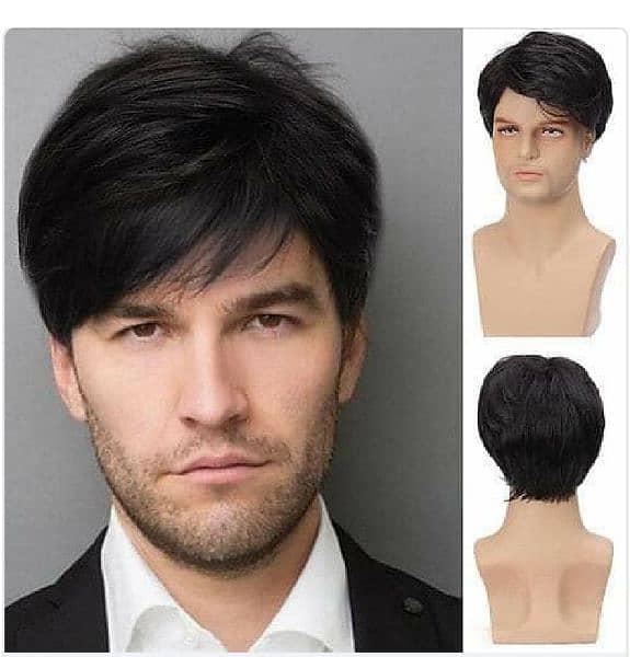 Men wig imported quality_hair patch _hair unit_(0'3'0'6'4'2'3'9'1'0'1) 2