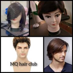 Men cap wig mix and original hair (0'3'0'6'4'2'3'9'1'0'1)