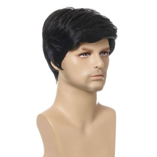 Men original hair cap wig (0'3'0'6'4'2'3'9'1'0'1) 1