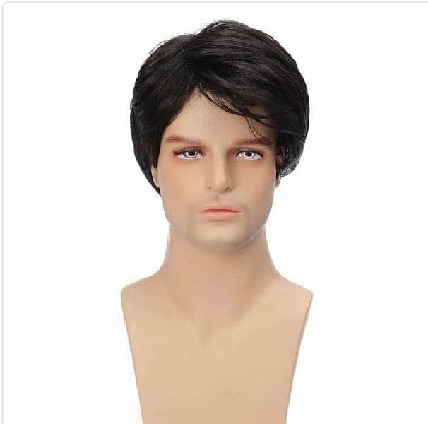 Men original hair cap wig (0'3'0'6'4'2'3'9'1'0'1) 6