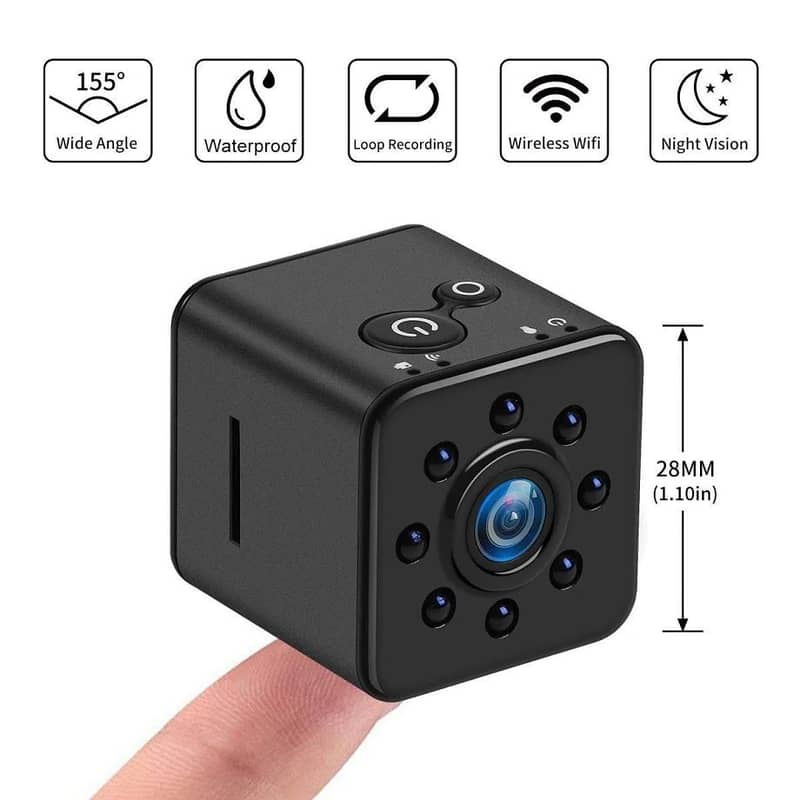 X9 1080p Hd 2mp Magnetic Wifi Mini Camera With FtyCamPro App 0