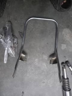 Honda 125 complete front hissa and back shock back stand silencer seat