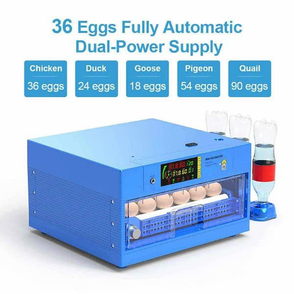 Intelligent incubator daraz model 24/36/64/128/192 eggs 4