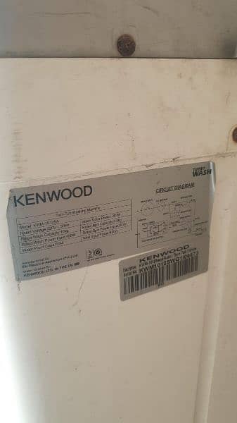 Kenwood semi automatic washing machine KWM-1012SA 6