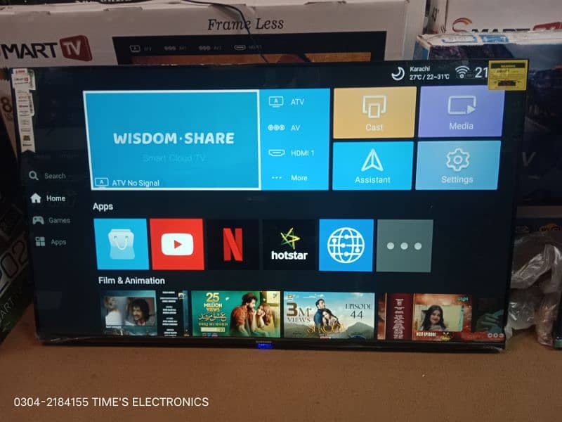 Big screen size 65 inch Smart led tv new model Best quality picture 0