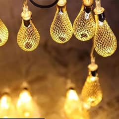 LED Light String Metal Lamp 10 bulb