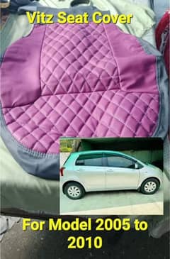 Seat Cover Leather for Vitz Model 2005 to 2010