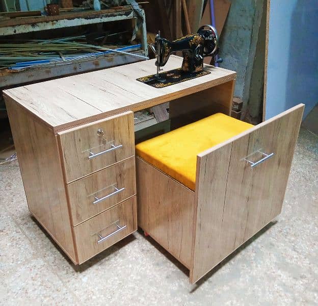 Sewing machine table chair set/shoes/Rack/wardrobe/Almari /cupboard 0