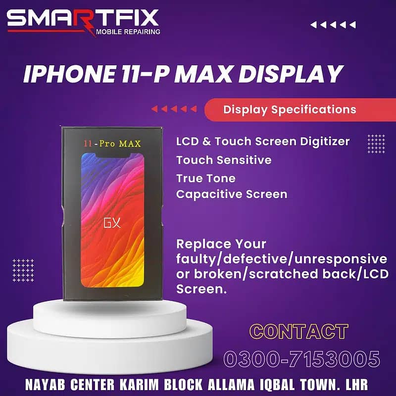 IPhone Display Screen Panel iPhone X-14 Pro Max Wit Truetone 5