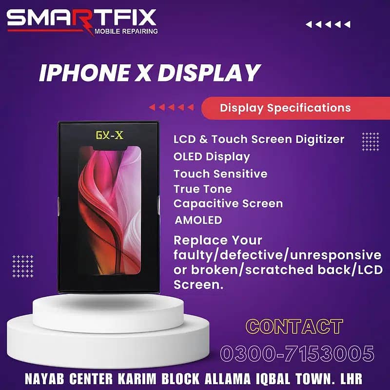 IPhone Display Screen Panel iPhone X-14 Pro Max Wit Truetone 7