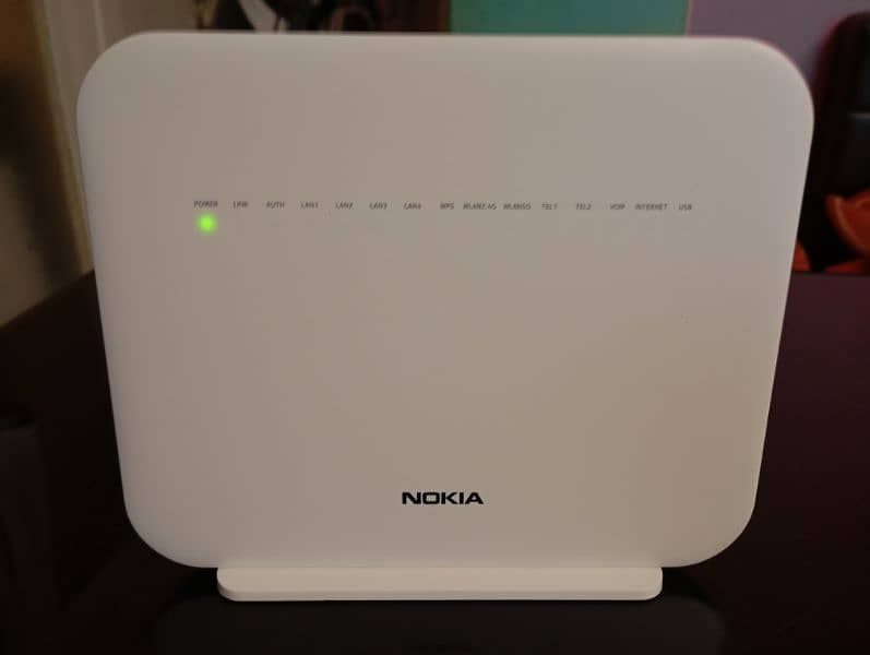 Nokia 5G,4G fibre optic WiFi, earthnet router 1