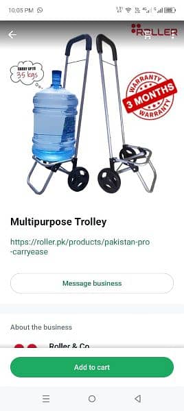 Cart - Trolley - Storage Rack by www. roller. pk 2
