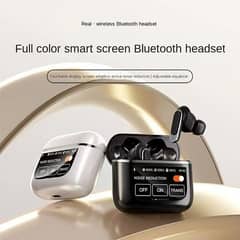 V8 headset full color touch screen Bluetooth headset ANC noice