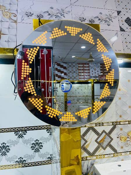 3D High Quality Mirrors with led sensor lights 03158143923 2